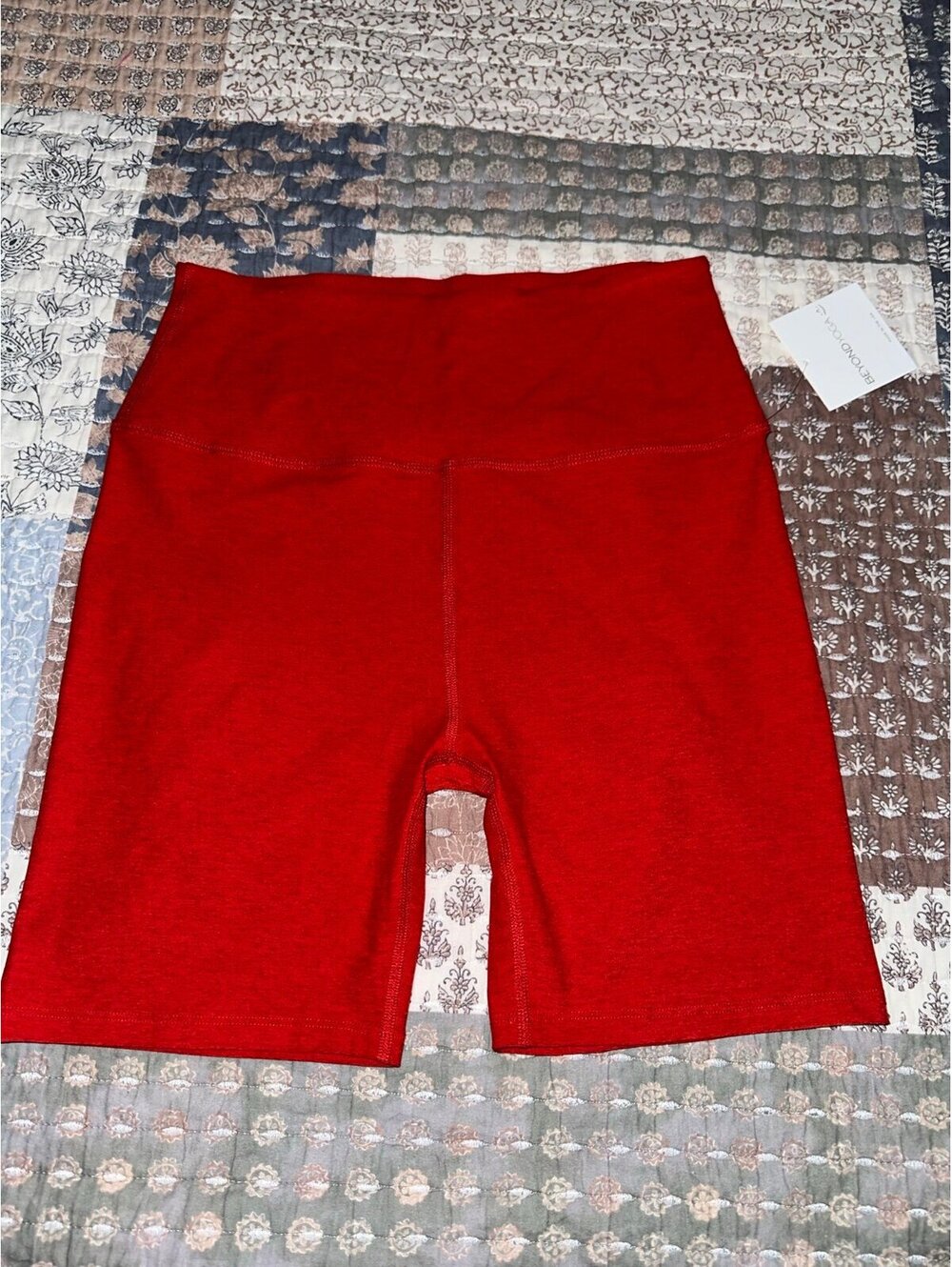 Beyond yoga red bike shorts